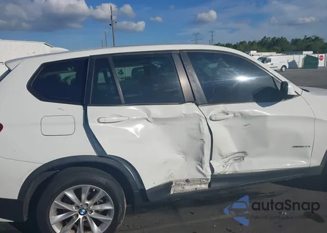 2013 BMW X3 xDrive28I z USA, uszkodzony, nr VIN 5UXWX9C50D0A14960